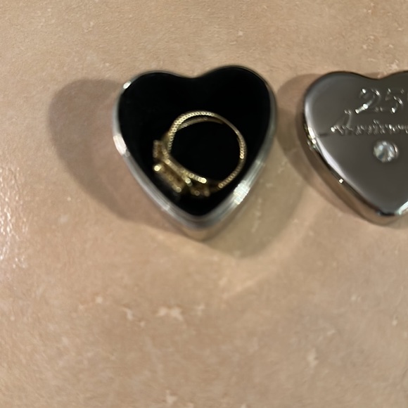 25th Wedding Anniversary Ring/Trinket Container - Picture 6 of 7